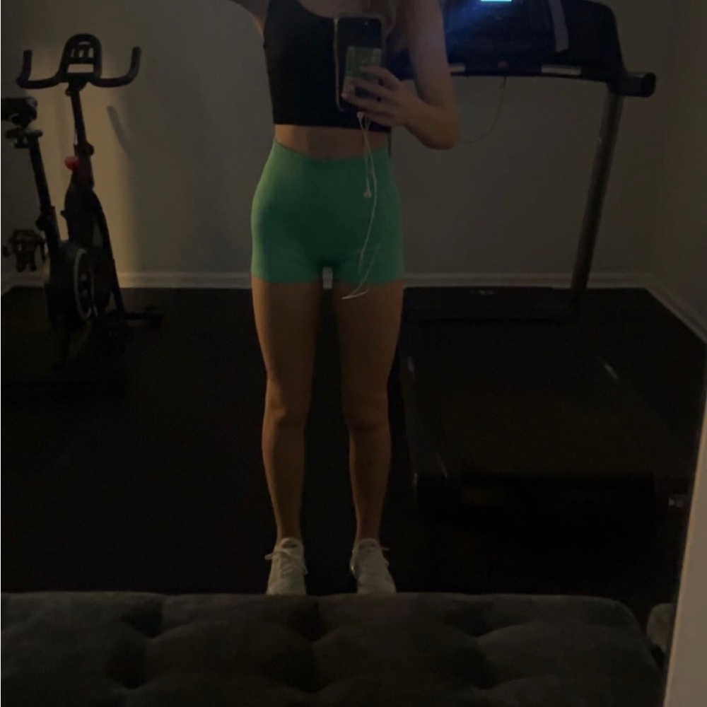 Colsie - teal workout booty shorts 💕💕